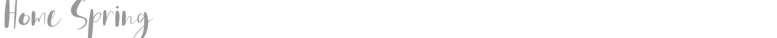 Home Spring font preview